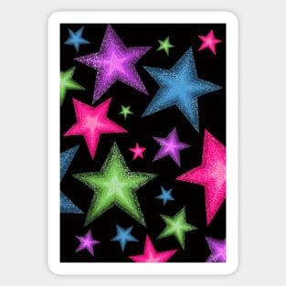 glitter stars Sticker